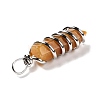 Natural Yellow Aventurine Big Pointed Pendants G-I322-05P-07-3