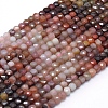 Natural Multi-Color Agate Beads Strands G-D0013-24-1