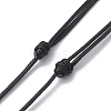 Adjustable Waxed Cord Pendant Necklaces NJEW-JN04668-5