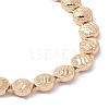 Brass Link Chain Bracelets for Women Men BJEW-P324-01D-KCG-2
