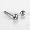 316L Surgical Stainless Steel Micro Pave Clear Cubic Zirconia Tongue Rings FS-WG6EDE0-01-3