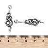 Snake 316 Surgical Stainless Steel Belly Button Rings/Earrings EJEW-G416-18B-AS-5