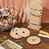 1 Set 5Pcs Wooden Bracelets Knitting Loom Boards TOOL-BC0002-97-5