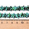 Spray Painted Synthetic Turquoise Beads Strands UNKW-T001-11B-5
