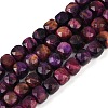 Natural Tiger Eye Dyed Beads Strands G-H028-A01-07A-1