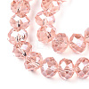 Electroplate Glass Beads Strands LS-EGLA-A034-T10mm-A34-2