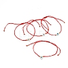 Adjustable Nylon Cord Braided Bead Bracelets BJEW-JB05543-1