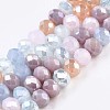 Glass Beads Strands X-GLAA-T006-16F-1