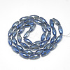 Electroplate Glass Beads Strands EGLA-S150-01-2