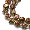 Natural Starburst Jasper Beads Strands G-I376-A60-01-3