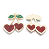 Transparent Epoxy Resin Pendants X-RESI-T047-04KC-RS-2