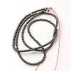 Non-magnetic Synthetic Hematite Beads Strands G-D384-05-2