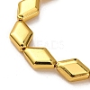 Electroplate Glass Beads Strands EGLA-H109-11-4