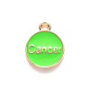 Alloy Enamel Pendants X-ENAM-S124-01A-06D-3