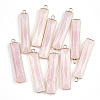 Natural Rose Quartz Pendants G-S344-23F-1