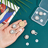 6Pcs Brass Cufflinks BUTT-HY0001-30-3