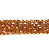 Transparent Electroplate Glass Beads Strands LS-GLAA-F029-2mm-A28-1