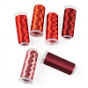 6Rolls 6 Colors Velour Yarn AJEW-TA0002-70A-2