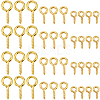 600Pcs 3 Size Iron Screw Eye Pin Peg Bails IFIN-SP0001-05G-1