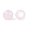 Natural Rose Quartz European Beads G-Q607-02B-2