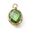 Faceted Glass Pendants KK-WH0046-59G-08-1
