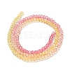 Transparent Painted Glass Beads Strands LS-DGLA-A034-T2mm-A07-5
