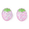 Printed Transparent Epoxy Resin Cabochons CRES-N034-22-2