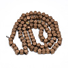 Electroplate Non-magnetic Synthetic Hematite Beads Strands G-Q486-89G-2