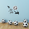 Translucent PVC Self Adhesive Wall Stickers STIC-WH0015-094-4