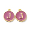 Golden Plated Alloy Enamel Charms ENAM-XCP0001-13J-1