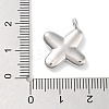 Rack Plating Brass Balloon Letter Pendants KK-C050-01P-X-3