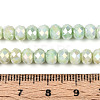 Anti-Tarnish Electroplate Rondelle Glass Beads Strands EGLA-T021-6mm-17-05-4