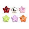 Baking Paint Opaque Acrylic Beads SACR-P035-08-2