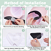 200Pcs Non-Woven Fabric Disposable Neck Collar Sweat Pads AJEW-WA0001-81A-3