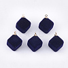 Flocky Acrylic Pendants FIND-T046-30-03-1