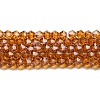 Transparent Electroplate Glass Beads Strands LS-EGLA-A039-T2mm-A28-1