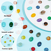 40Pcs 20 Styles Mixed Gemstone Cabochons G-HY0001-54-4