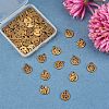 84 Pieces Zodiac Sign Charm Pendants 12 Constellation Charm Pendant Alloy Charm for Jewelry Necklace Earring Making Crafts JX557C-4