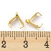 316 Surgical Stainless Steel Pendant Pinch Bails STAS-Q310-04G-3