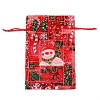 Organza Printed Gift Bags with Drawstring PW-WG00D7C-10-1