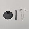 304 Stainless Steel Adjustable Height Doll Stands FIND-WH0260-44B-02-2