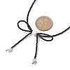 Glass Seed Pendants Necklaces for Women NJEW-MZ00031-01-3