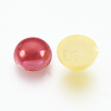 ABS Plastic Imitation Pearl Cabochons SACR-S738-8mm-M-2