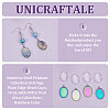 Unicraftale 30Pcs Ion Plating(IP) 304 Stainless Steel Pendant Cabochon Settings STAS-UN0049-14-5
