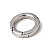 Tarnish Resistant 304 Stainless Steel Spring Gate Rings STAS-D070-01P-2-2