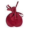 Flannelette Craft Ribbon Drawstring Bag ABAG-A003-01E-4