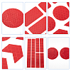 2 Sheet 2 Color Waterproof Plastic Reflective Sticker DIY-GF0004-87-4