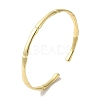 Brass Open Cuff Bangles for Women LS-BJEW-C070-05G-2