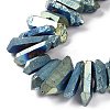 Natural Quartz Crystal Points Beads Strands G-K181-B16-3