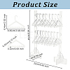 Transparent Acrylic Earring Display Stands EDIS-WH0030-09-4